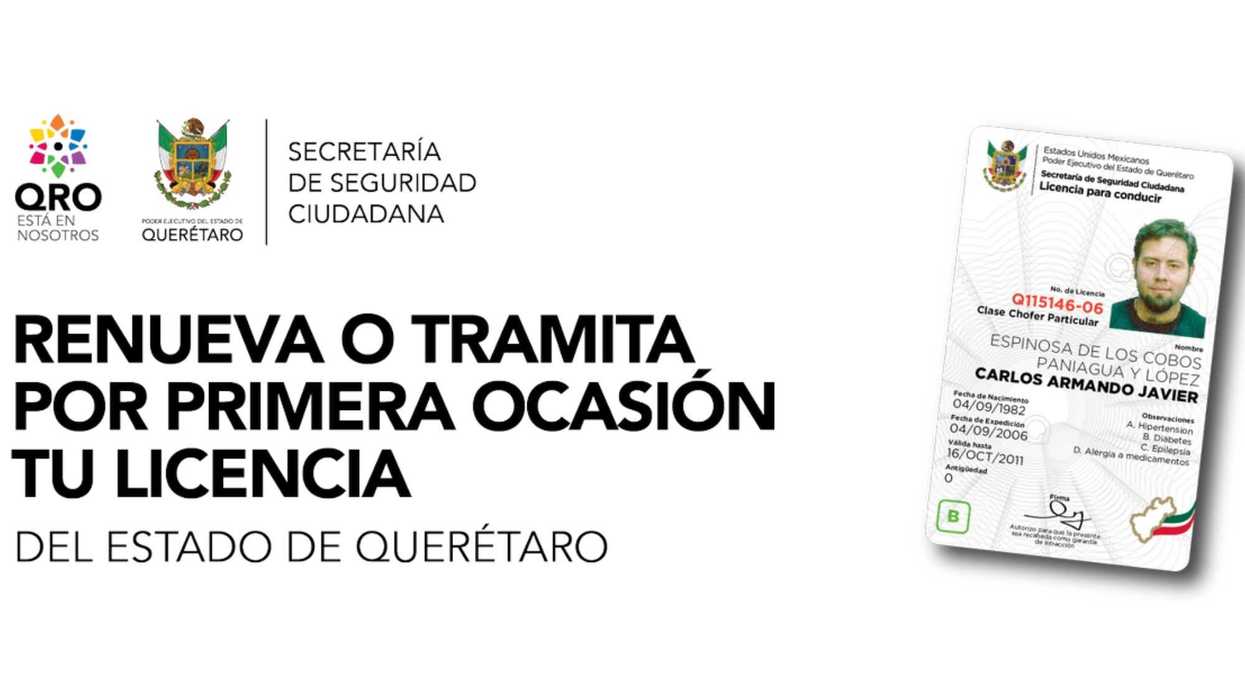 Módulo de la Secretaría de Seguridad Ciudadana de Querétaro donde ciudadanos tramitan su licencia de conducir en 2026