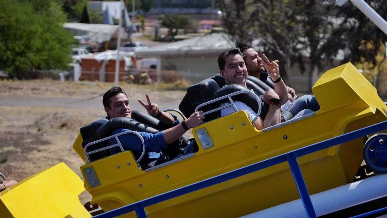 Montaña Rusa rehabilitada del Parque Bicentenario en Santa Rosa Jáuregui Querétaro lista para operar