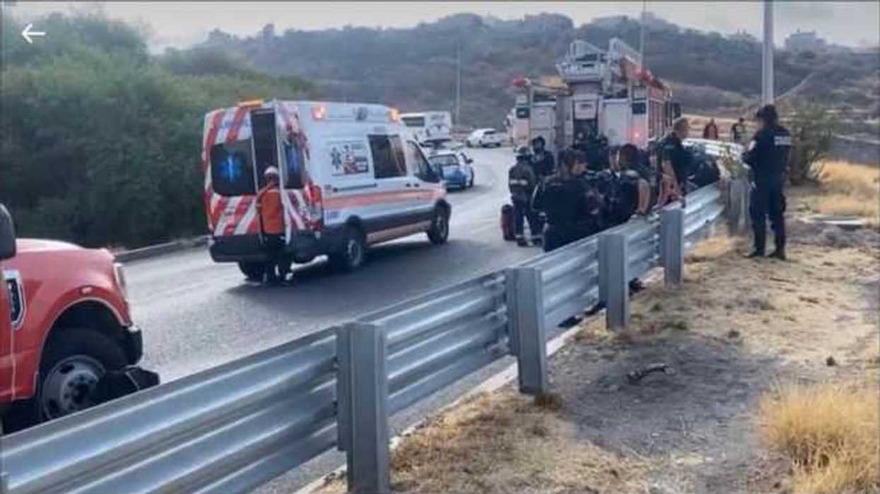 Motociclista sufre graves lesiones tras accidente en Boulevard de la Nación.