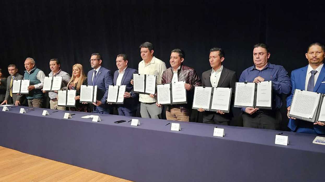 Municipios firman convenio para fortalecer la seguridad en establecimientos de bebidas alcohólicas.