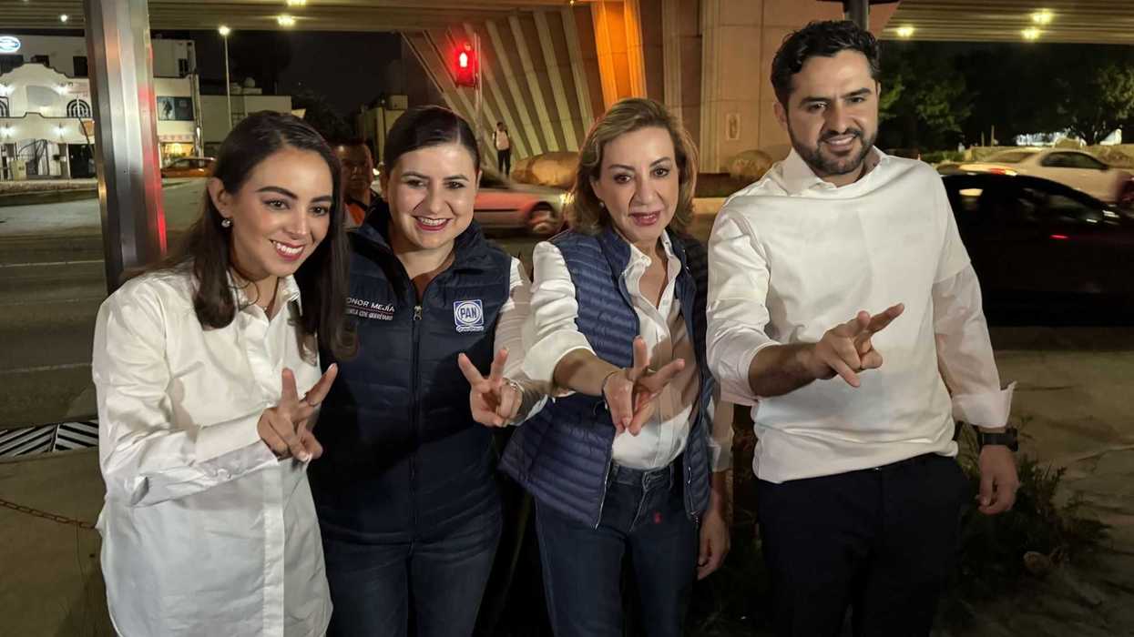 Murguía y Dorantes arrancan campaña hacia el Senado por el PAN.