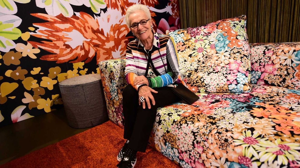 Murió Rosita Missoni, cofundadora de la casa de moda milanesa homónima. AFP.