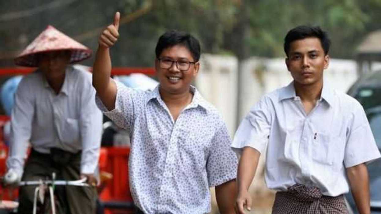 myanmar-libera-a-corresponsales-de-reuters-detenidos-desde-fines-de-2017