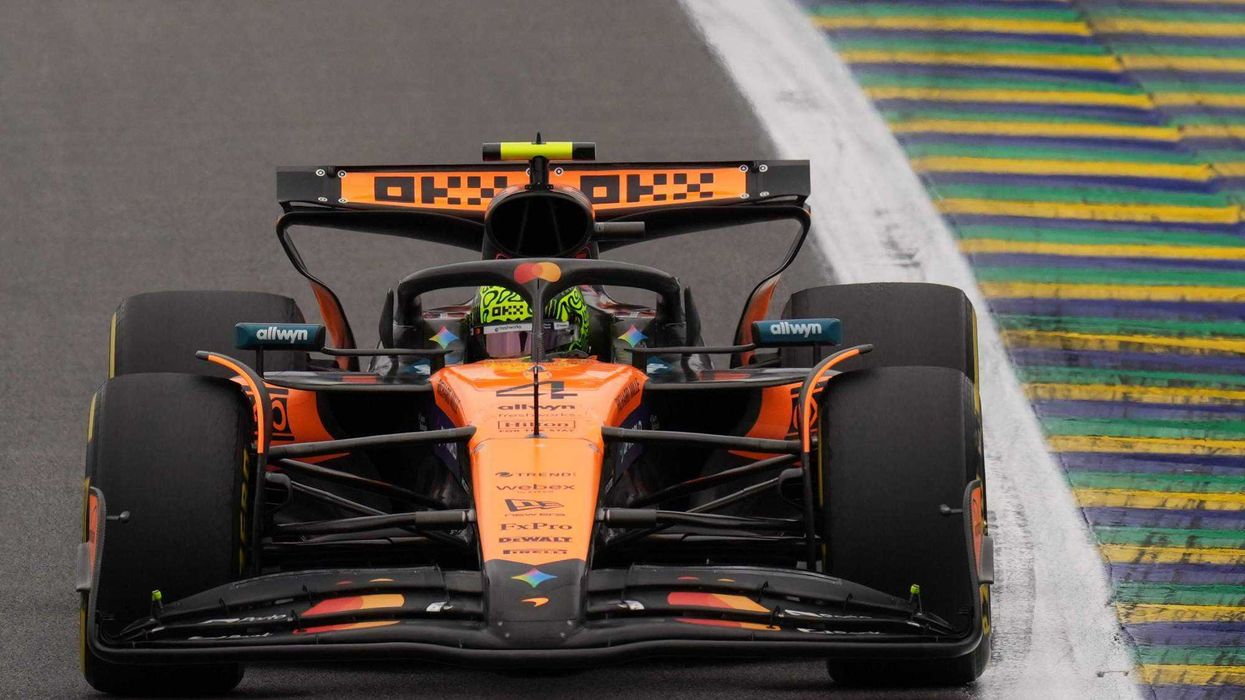 Norris alcanza las 150 carreras con McLaren en la F1. AP.