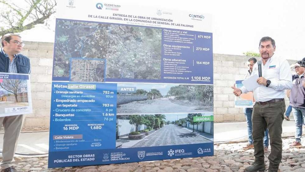Nueva calle Girasol mejora calidad de vida en Senegal de las Palomas.