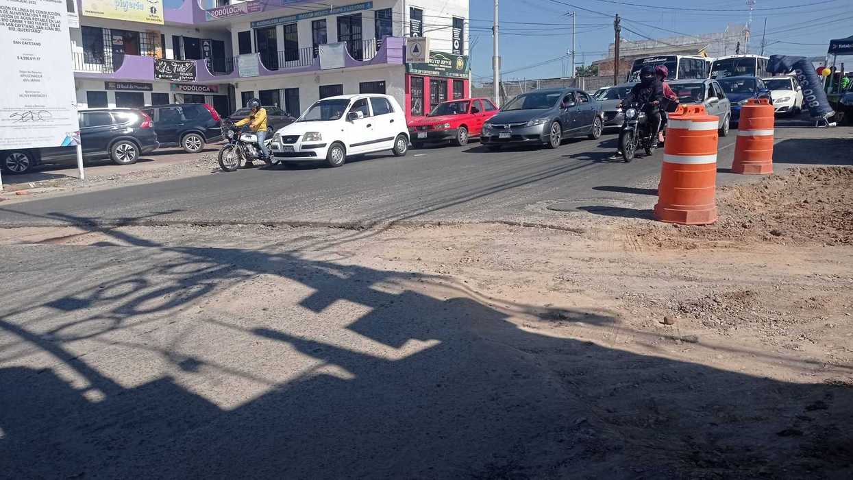 Obra de San Cayetano, sin fecha de finalización, en San Juan del Río.