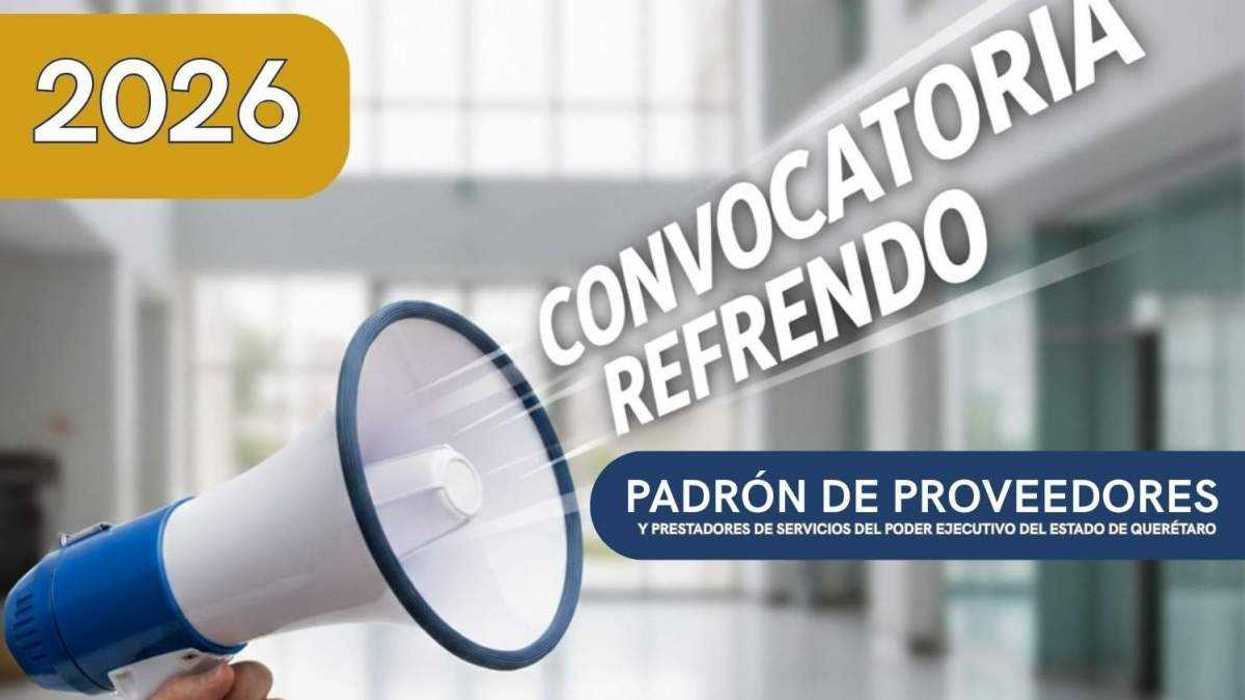 Oficialía Mayor reduce requisitos y costos para refrendo del padrón de proveedores del gobierno de Querétaro.