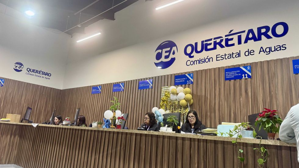 Oficinas de la Comisión Estatal de Aguas donde opera esquema de extorsión con bufete jurídico que cobra honorarios ilegales mensualmente.
