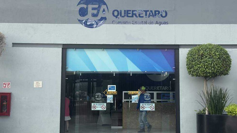 Oficinas de la Comisión Estatal de Aguas donde opera esquema de extorsión con bufete jurídico que cobra honorarios ilegales mensualmente.