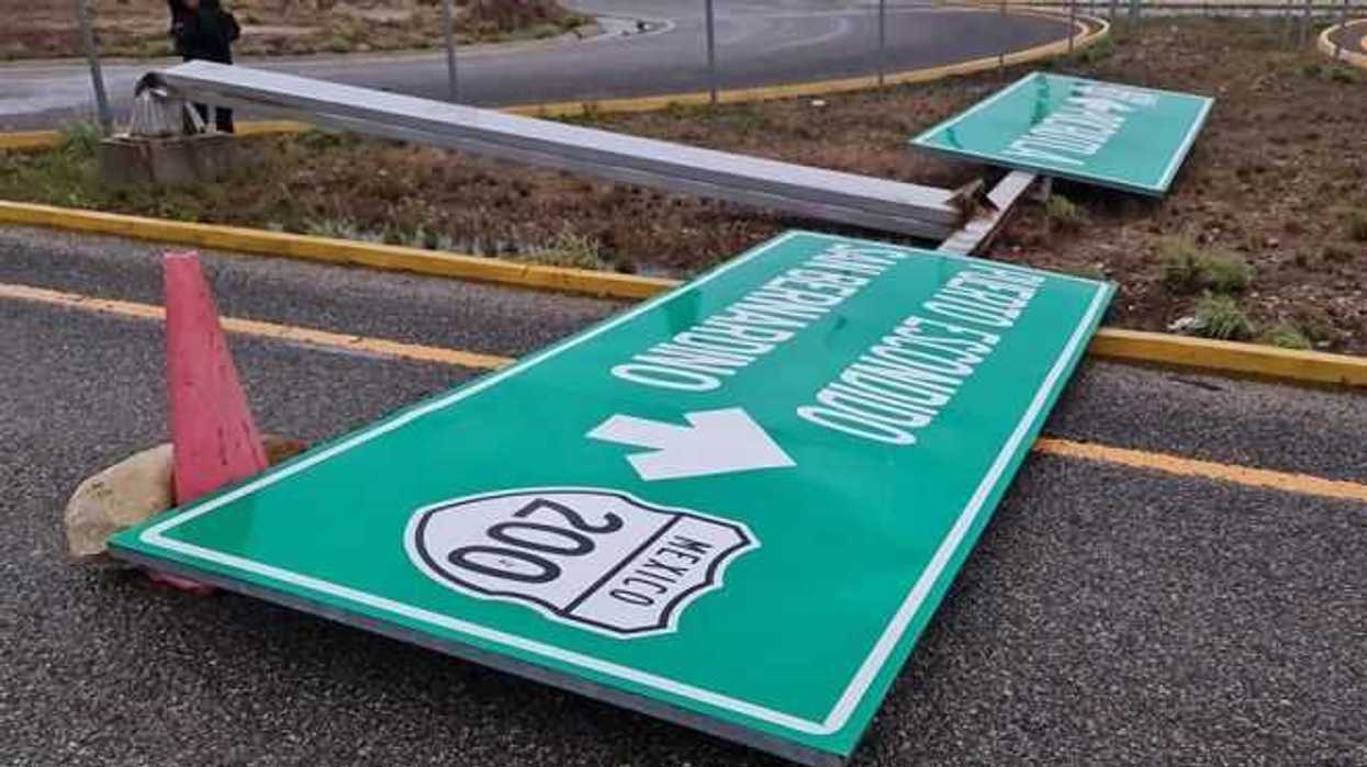 Once muertos y 33 desaparecidos por huracán Agatha en el sur de México. EFE.