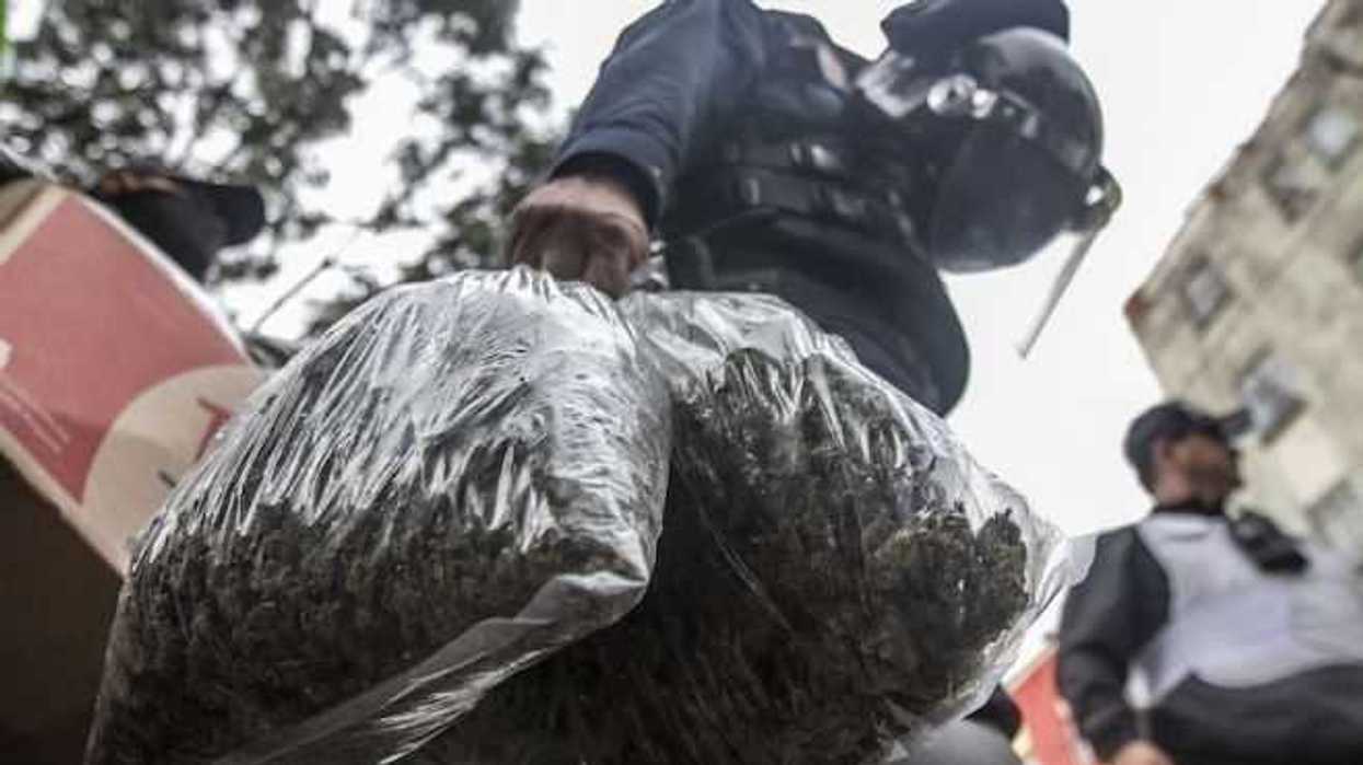 Operativo Anti drogas en Colonia Morelos