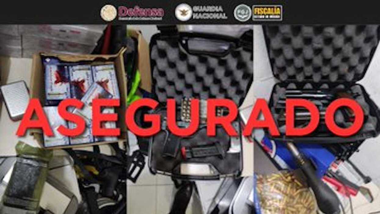 Operativo de Fiscalía Edomex, SEDENA y Guardia Nacional en cateo de predio en Tecámac con detención de nueve personas y aseguramiento de armas