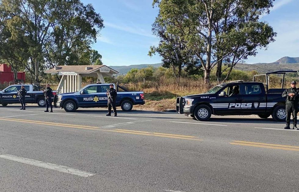 Operativo de seguridad en la zona metropolitana de Quer\u00e9taro. Las autoridades han detenido 178 personas desde agosto en esta regi\u00f3n.