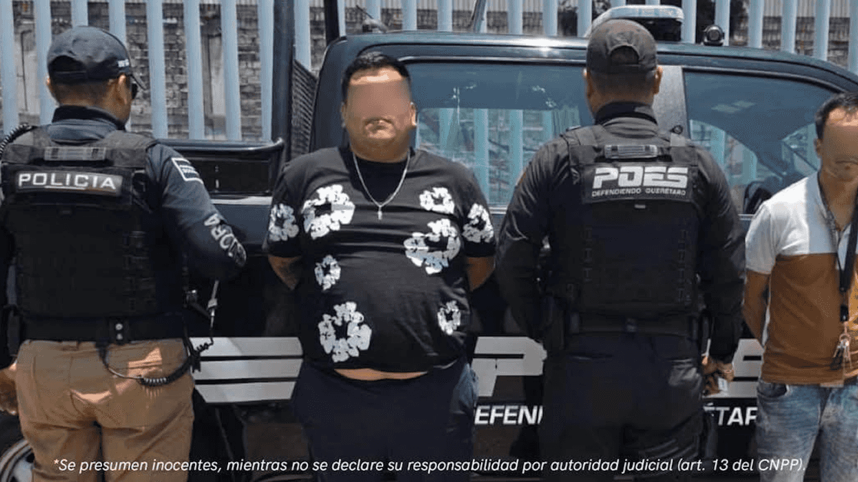 Operativo policial en Lomas de Balvanera, Corregidora, Querétaro, con vehículo asegurado durante intervención conjunta