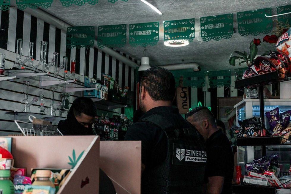 Operativo Sinergia con cateos simult\u00e1neos en 12 smoke shops de Quer\u00e9taro, El Marqu\u00e9s y Corregidora