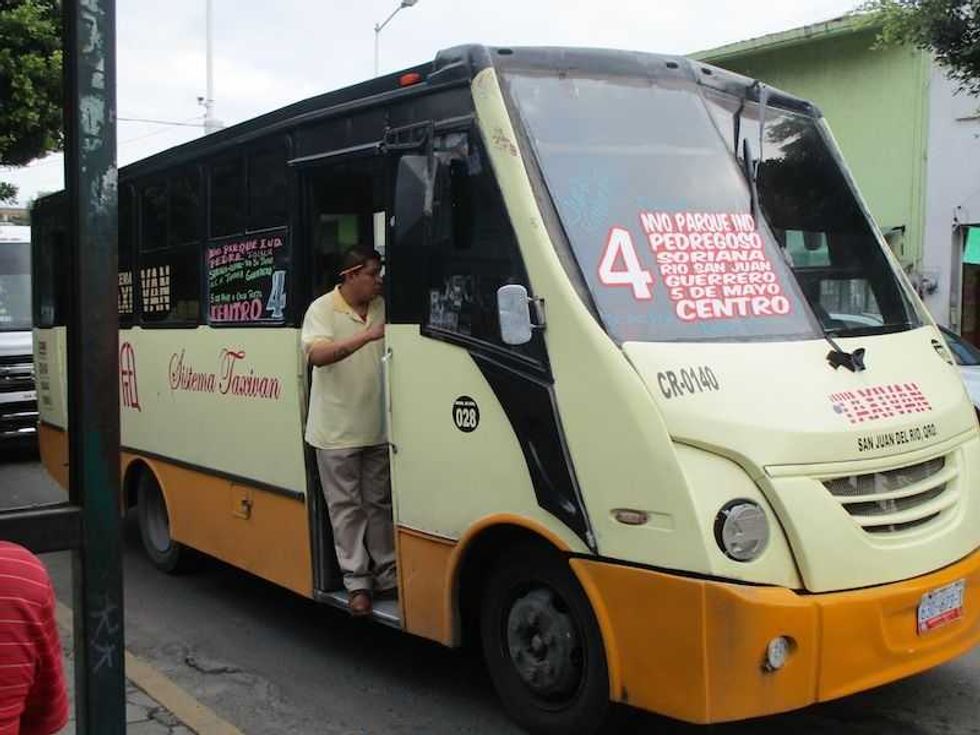 opinion dividida para alza de tarifas al transporte en san juan del rio