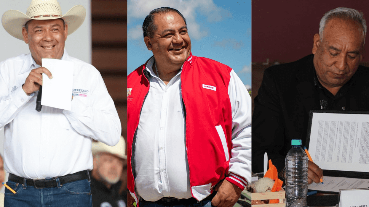 Óscar Pérez Martínez, alcalde de Amealco de Bonfil por Movimiento Ciudadano, durante evento en el Pueblo Mágico de Querétaro