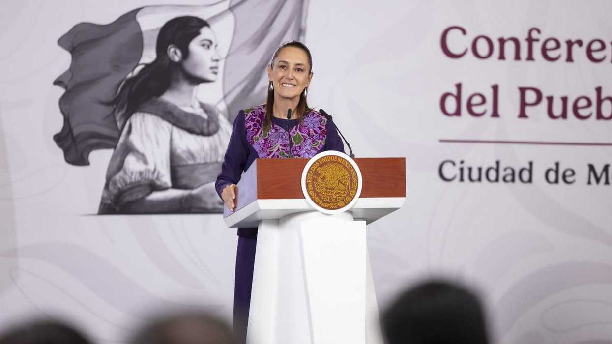 Palacio Nacional durante reunión bilateral entre la presidenta Claudia Sheinbaum y funcionarios del gobierno de Estados Unidos.