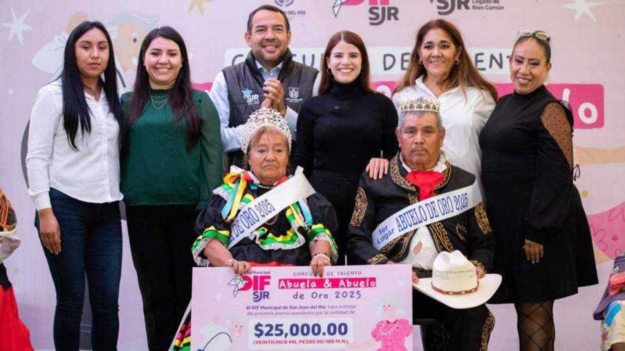 Palmillas gana primer lugar del Certamen Abuela y Abuelo de Oro 2025.