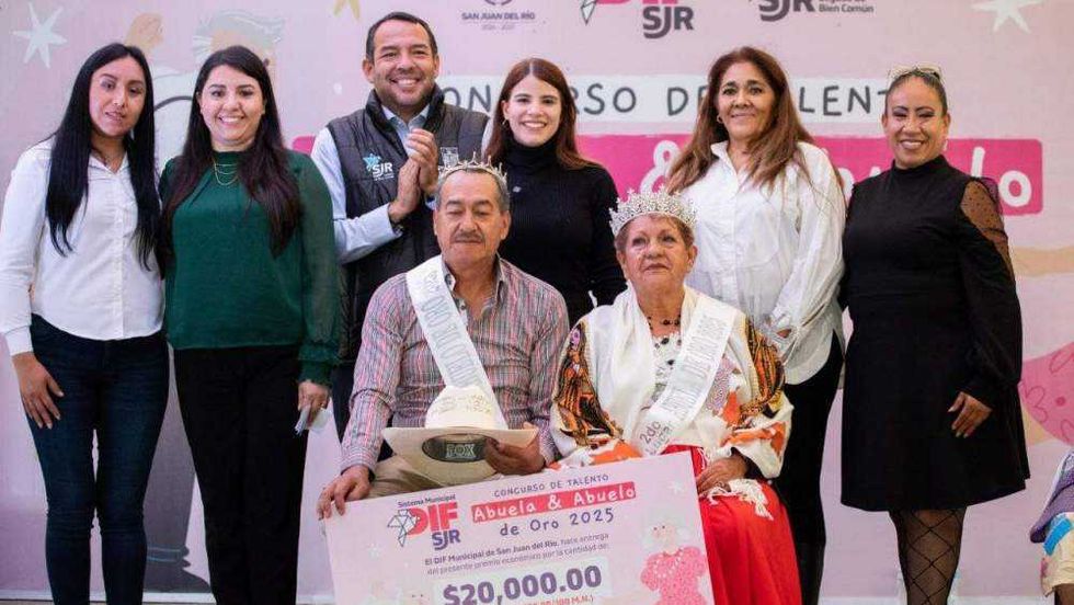Palmillas gana primer lugar del Certamen Abuela y Abuelo de Oro 2025.
