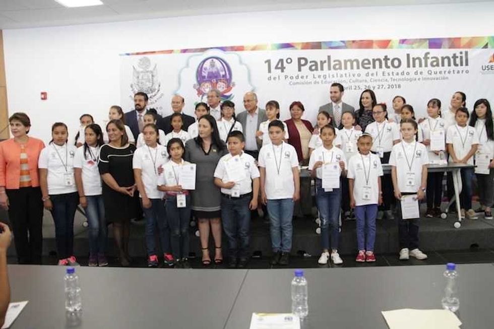 parlamento infantil en queretaro