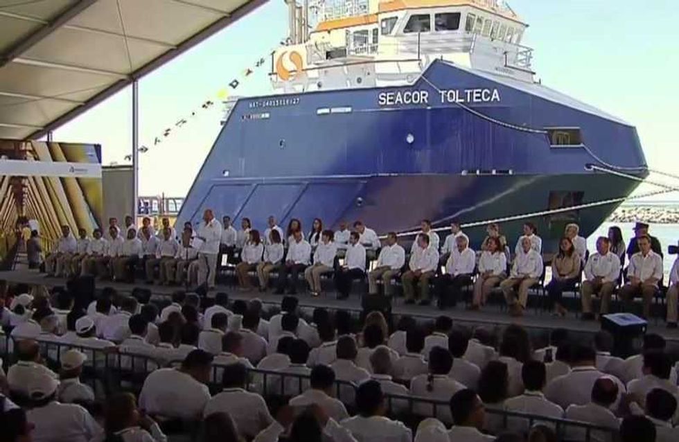 pena nieto encabeza ceremonia la expropiacion petrolera