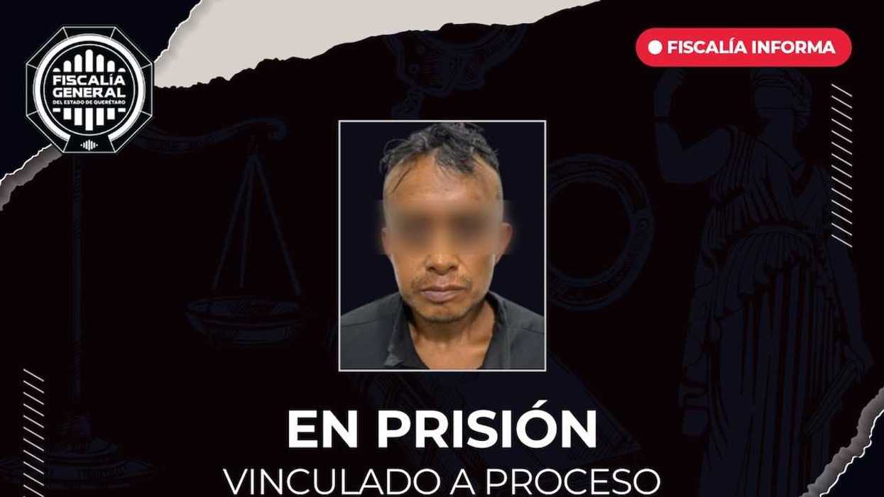 Personal de la Fiscalía General del Estado de Querétaro durante la presentación de un caso por robo a un comercio.