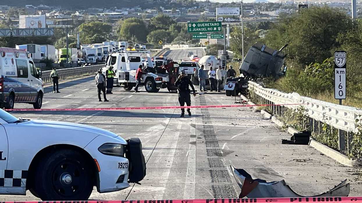 Pipazo de gas en la México Querétaro.