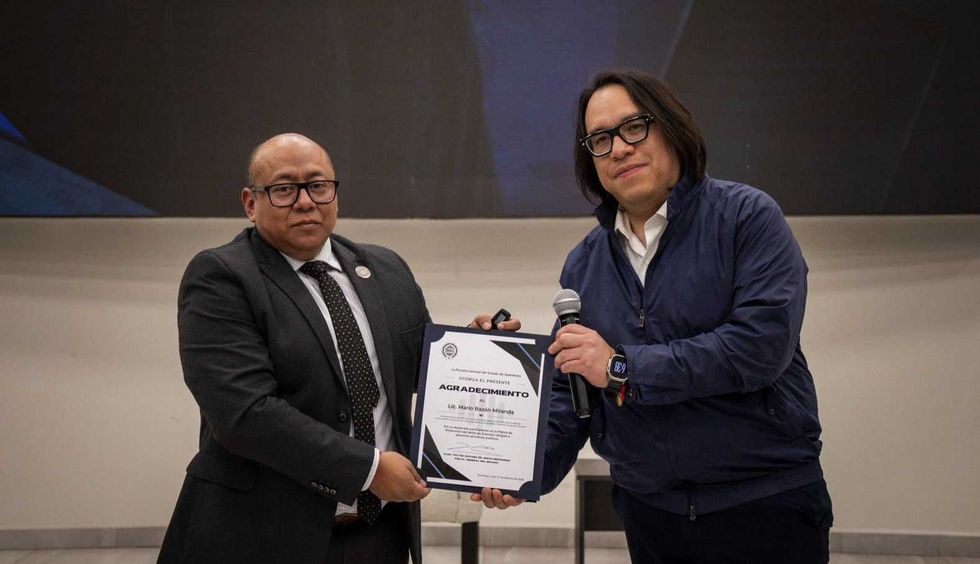 Pl\u00e1tica de prevenci\u00f3n del delito de extorsi\u00f3n en Quer\u00e9taro organizada por la Fiscal\u00eda General del Estado con participaci\u00f3n de empresarios y autoridades de seguridad