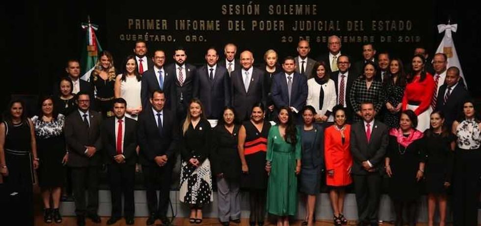 poder judicial entrega informe a legislatura de queretaro