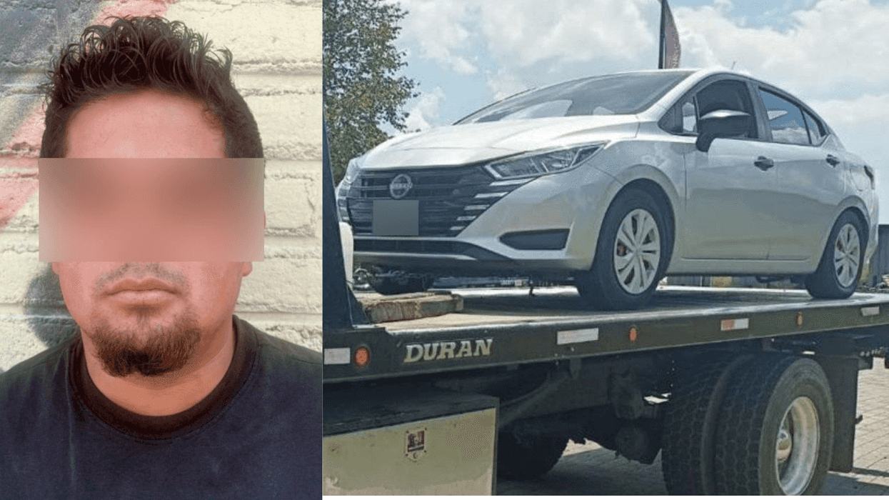 Policía Estatal asegura auto ligado a robo con violencia en San José El Alto, Querétaro