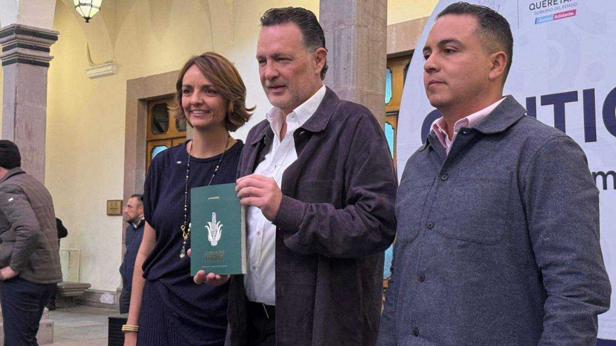 Presentación del Festival de la Huasteca 2025 en Jalpan; Ana Paola López Birlain, titular de Cultura, explicó eje temático "Cuerpos de Maíz" y participación de 400 portadores de tradición.