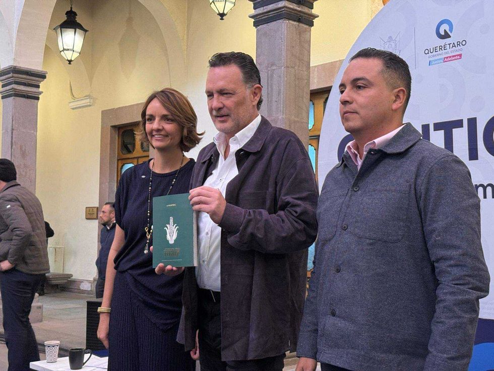 Presentación del Festival de la Huasteca 2025 en Jalpan; Ana Paola López Birlain, titular de Cultura, explicó eje temático