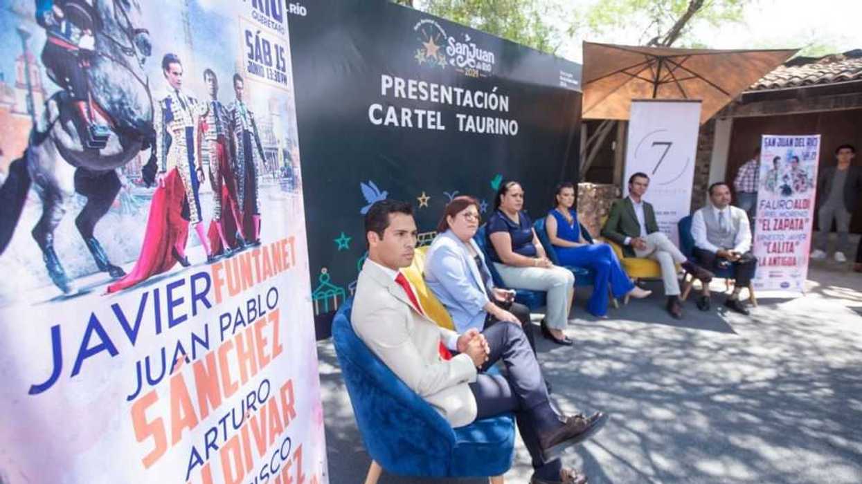 Presentan Cartel Taurino de la Feria San Juan del Río 2024.