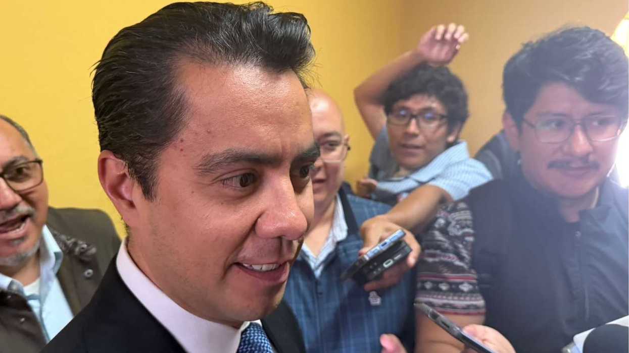 Presidente municipal de Querétaro Felipe Fernando Macías Olvera durante declaraciones sobre coordinación metropolitana y reducción de incidencia delictiva en Querétaro