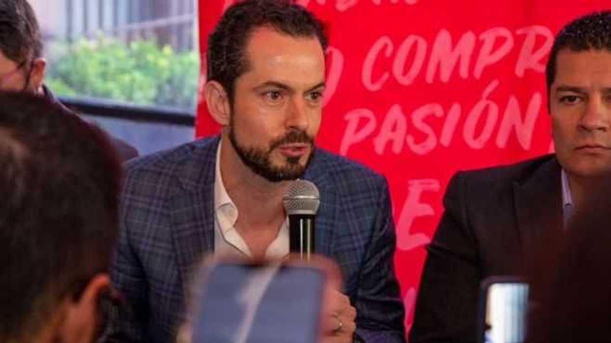 PRI se suma a las denuncias por espectaculares de Sheinbaum en Querétaro. FOTO: PRI QUERÉTARO.