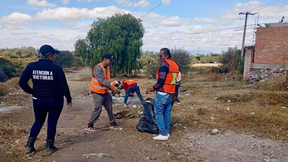 Promueven mejora urbana con jornada de trabajo comunitario en La Estancia.