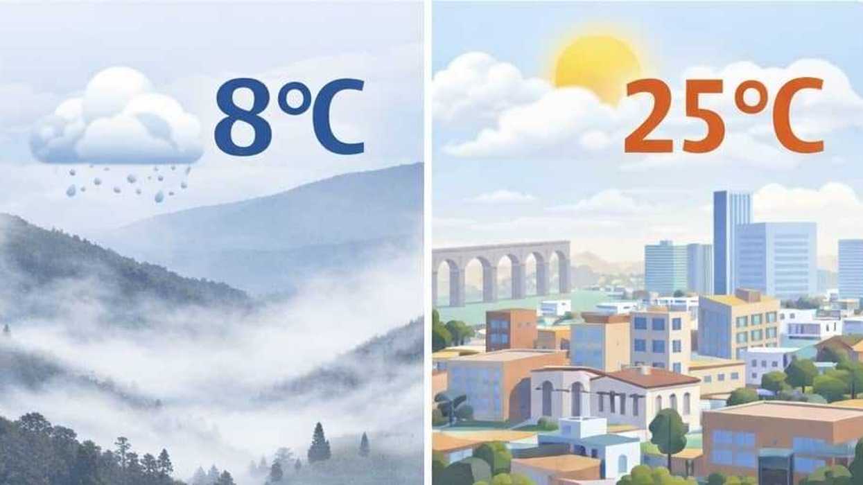 Pronóstico del clima en Querétaro muestra cielo medio nublado con ambiente frío matutino.