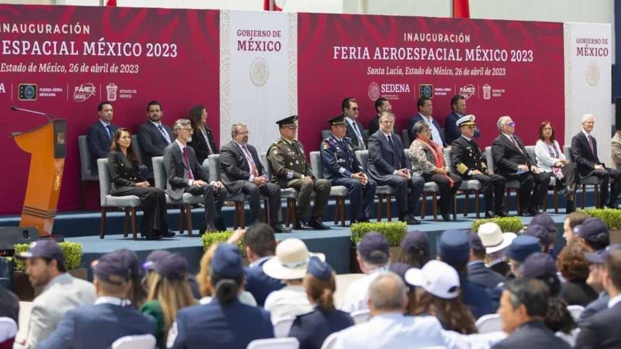Querétaro participa en la Feria Aeroespacial México 2023.