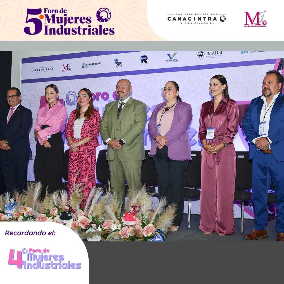 Quinto Foro de Mujeres Industriales de CANACINTRA en San Juan del R\u00edo con programa anticorrupci\u00f3n empresarial