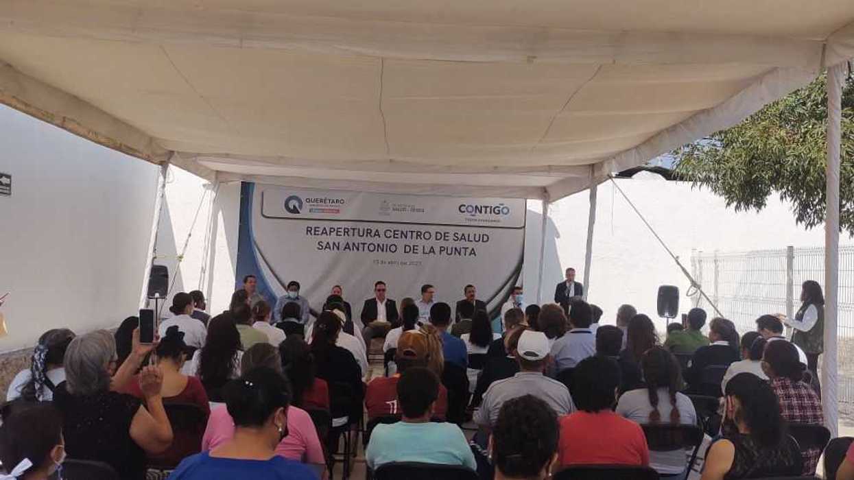 Reabre Centro de Salud San Antonio de la Punta en Querétaro Capital.