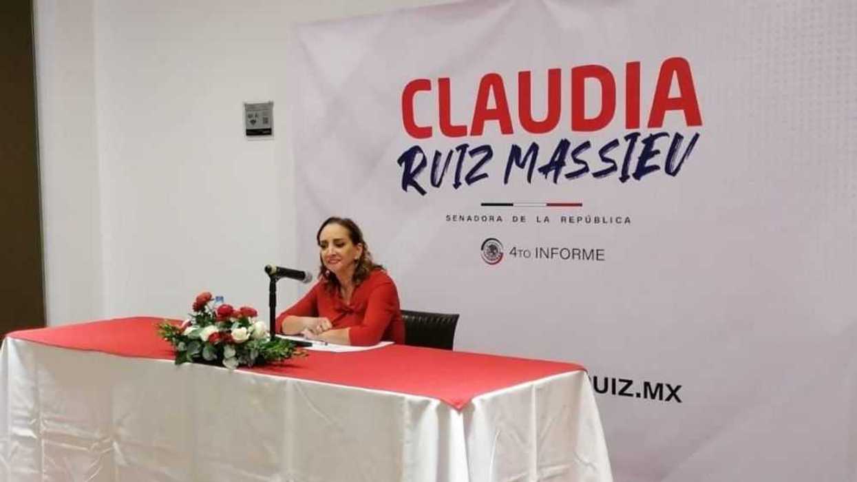 Reafirma Claudia Ruiz Massieu alianza "Va por México".