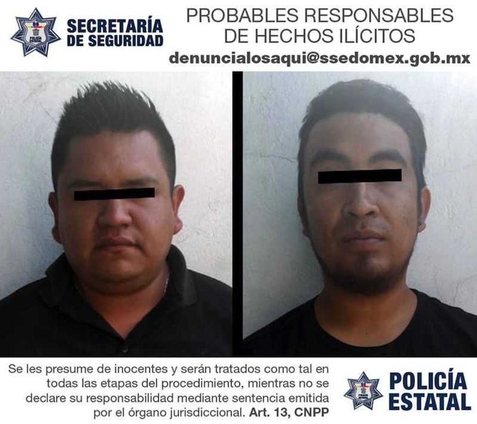 recuperan combustible y detienen a dos sujetos en estado de mexico