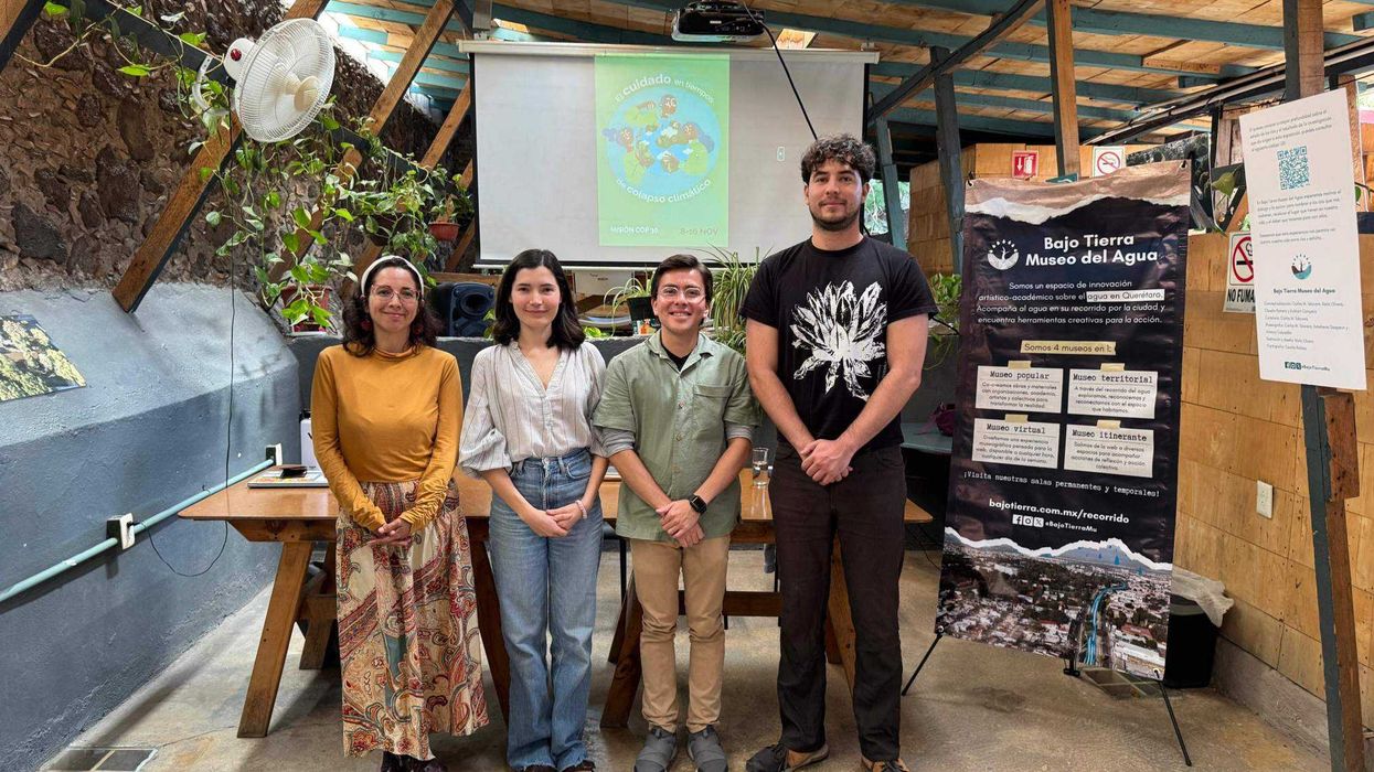 Representantes de Bajo Tierra Museo del Agua de Querétaro preparan participación en COP 30 Brasil para visibilizar crisis climática local.