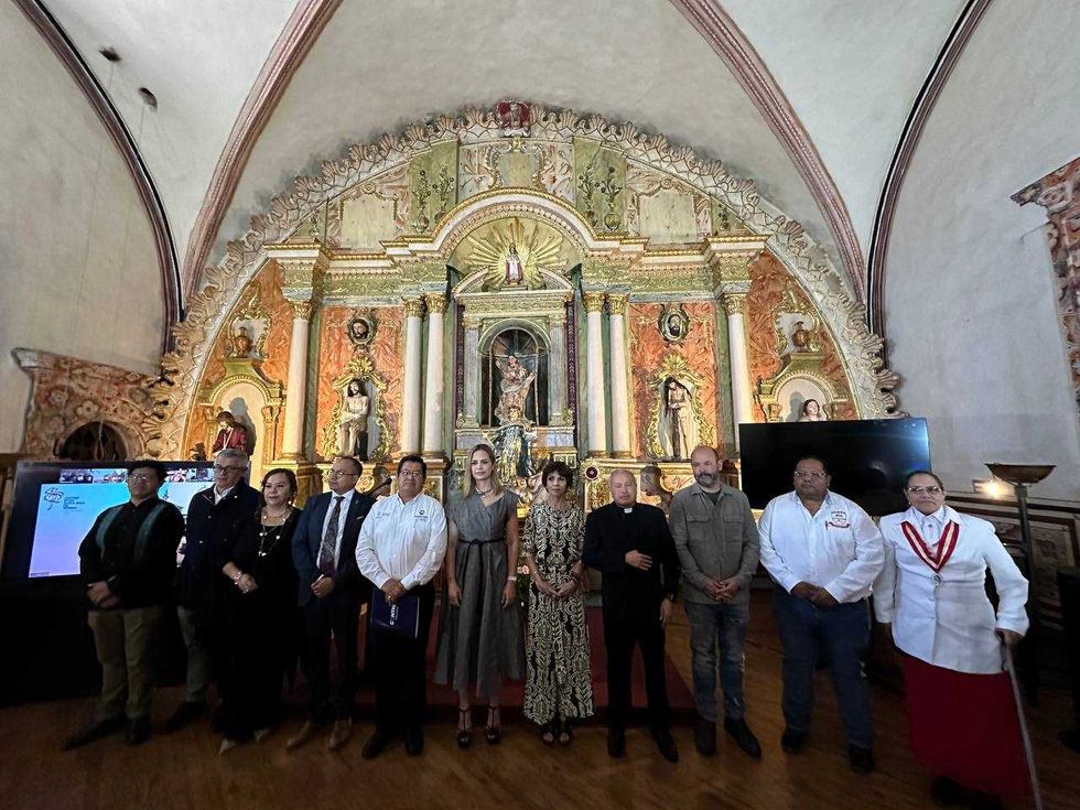 Representantes de instituciones culturales de M\u00e9xico e Italia durante la inauguraci\u00f3n del congreso en Quer\u00e9taro