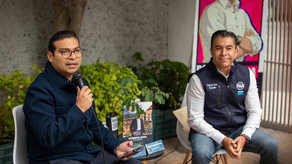 Retrato de Mart\u00edn Arango, presidente del PAN Quer\u00e9taro, quien anunci\u00f3 las siete coordinaciones Cuidar Quer\u00e9taro