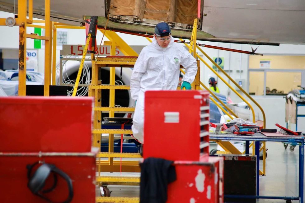 Reuni\u00f3n SEDESU, TechOps M\u00e9xico y CONALEP Aeropuerto sobre certificaci\u00f3n de estudiantes en Quer\u00e9taro