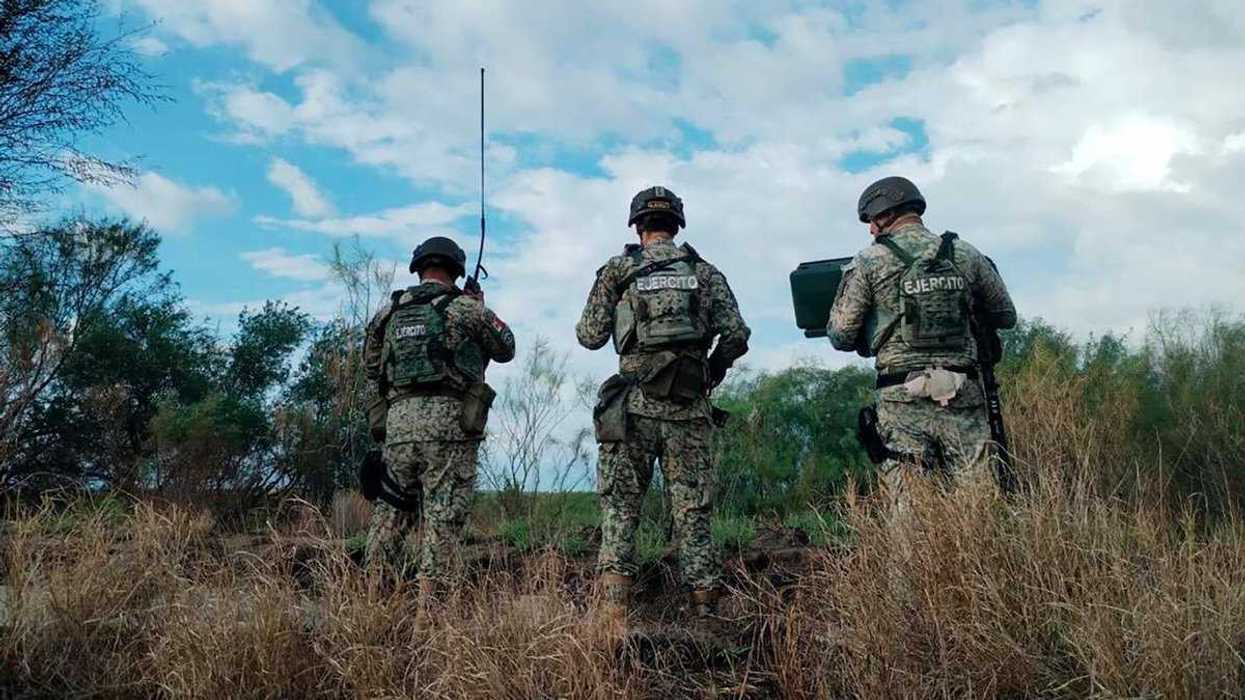 Río Bravo en la frontera de Tamaulipas, zona del reporte de disparos contra la Guardia Costera y del despliegue militar