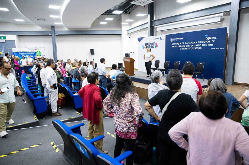 Roberto Cabrera inaugura Semana Nacional de Salud P\u00fablica 2026 en auditorio Consuelo Mart\u00ednez de G\u00f3mez, San Juan del R\u00edo.
