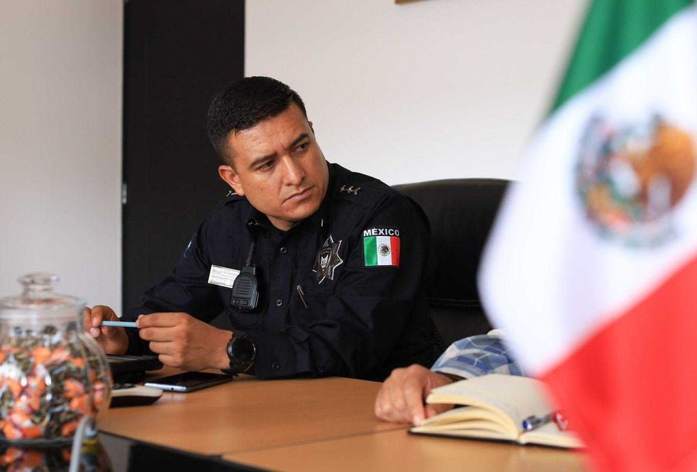 Roberto Cabrera Valencia presenta a Miguel \u00c1ngel Saldivar Trejo como nuevo titular de la SSPM San Juan del R\u00edo